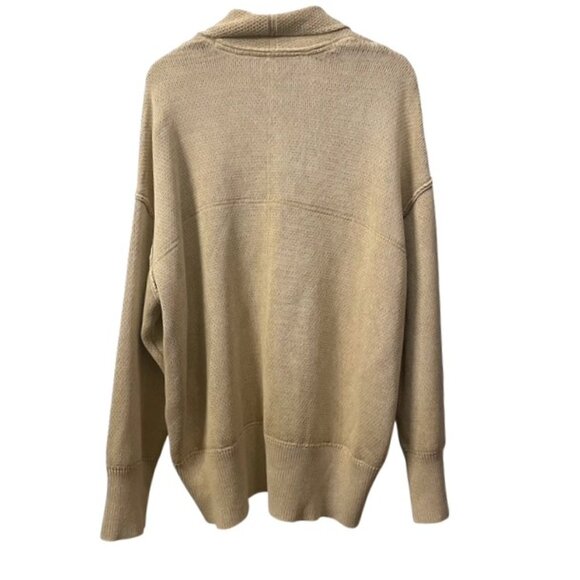 Free People Oversized Button Front Chamomile Cardigan Medium Neutral - Picture 2 of 16